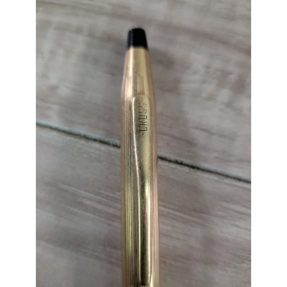 Vintage Cross Mechanical Pencil 1/20 12 KT Gold Filled Made In USA ( WORKING )